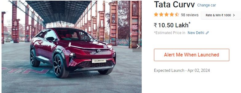 TATA CURVV CAR PRICE