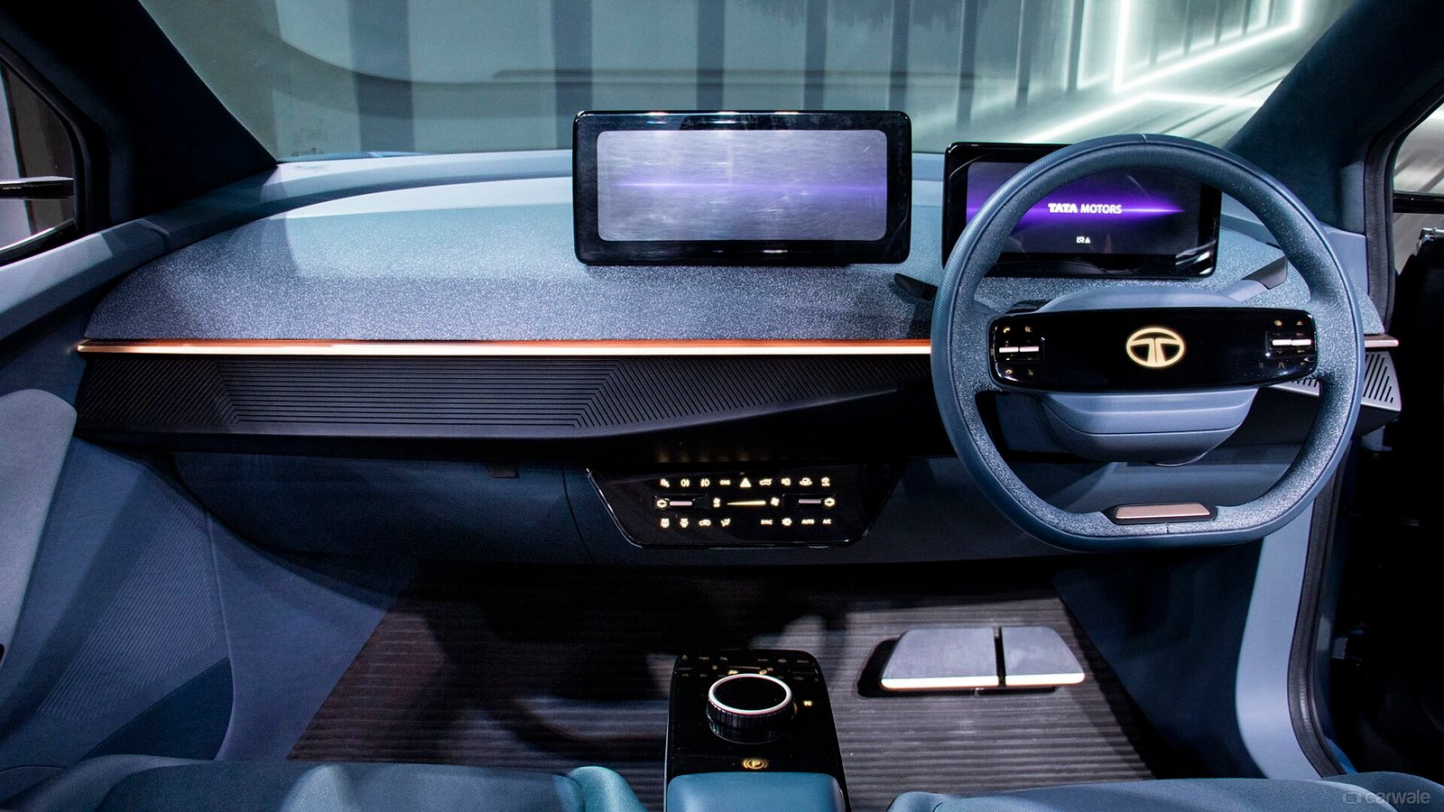 The Tata Curvv car Interior 